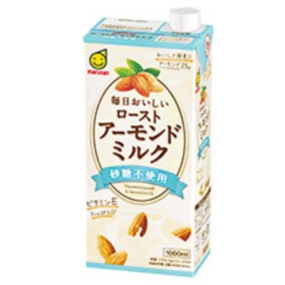 毎日おいしいローストアーモンドミルク砂糖不使用 1000ml