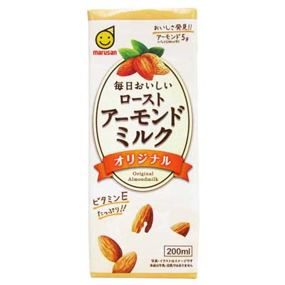 マルサン 毎日おいしいローストアーモンドミルクオリジナル 200ml