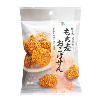 セブンプレミアム 焼きおにぎり味のもち麦おこげせん 40g