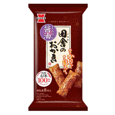 岩塚製菓 田舎のおかき まろやか醤油味 8本