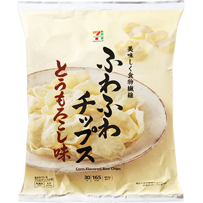 セブンプレミアム ふわふわチップス とうもろこし味 30g