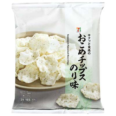 セブンプレミアム　おこめチップス　のり味　29ｇ