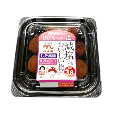 くらしモア　減塩でもおいしい梅干　しそ風味　160ｇ