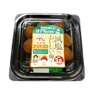 くらしモア　減塩でもおいしい梅干　はちみつ　160ｇ
