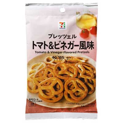 セブンプレミアム　プレッツェル　トマト＆ビネガー風味　40ｇ