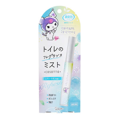 エステー　消臭力　トイレ用携帯タイプ　エアリーサボンの香り　9ｍｌ