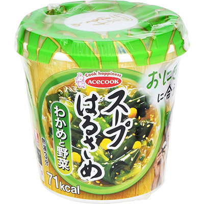 エースコック　スープはるさめわかめと野菜　２１ｇ