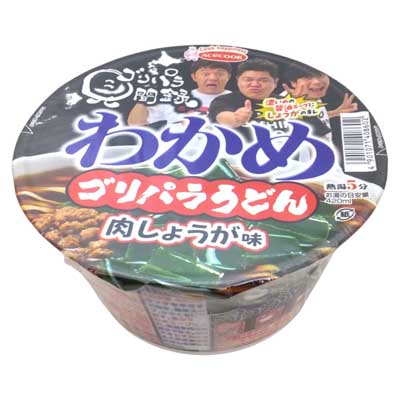 エース　わかめゴリパラうどん　肉しょうが味　73g