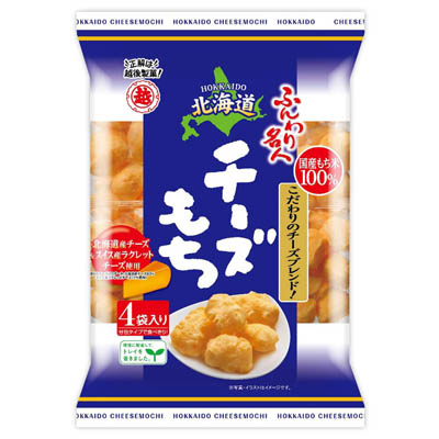 越後製菓 ふんわり名人 北海道チーズもち 4袋入り