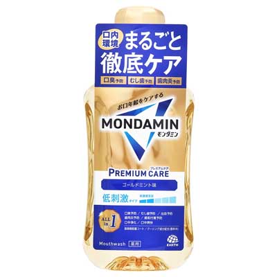 モンダミン プレミアムケア ゴールドミント 600ml