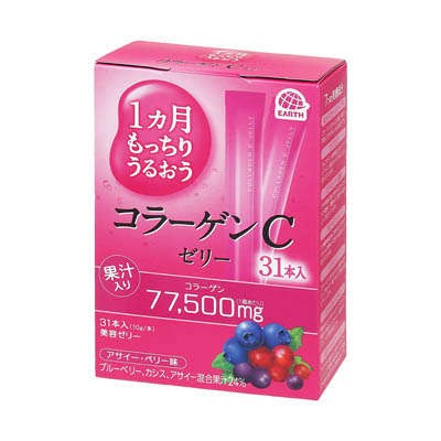 アース　コラーゲンCゼリー　アサイー・ベリー味　31本入