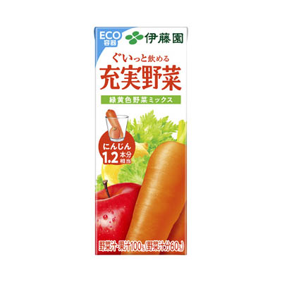 伊藤園 ぐいっと飲める充実野菜 緑黄色野菜ミックス