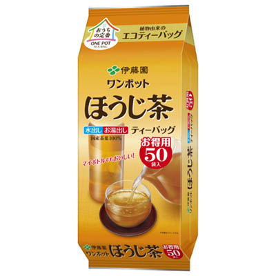 伊藤園 ワンポットほうじ茶 ティーバッグ 50袋入