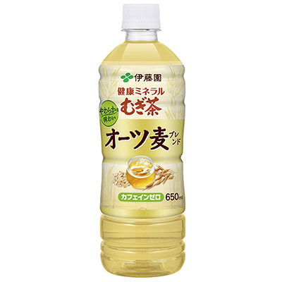 伊藤園 健康ミネラルむぎ茶 オーツ麦ブレンド 650ml