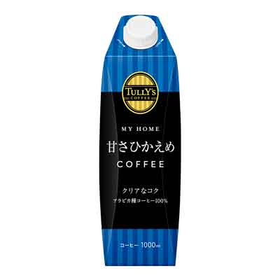 伊藤園 タリーズコーヒー 甘さひかえめ キャップ付き 1000ml