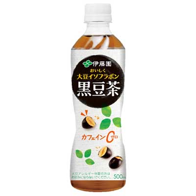 伊藤園 おいしく大豆イソフラボン黒豆茶 500ml