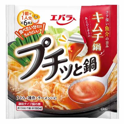 エバラ プチッと鍋キムチ鍋 1人分×6個入
