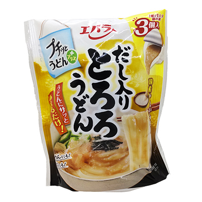 エバラ　プチッとうどんプラス　だし入りとろろうどん　126g