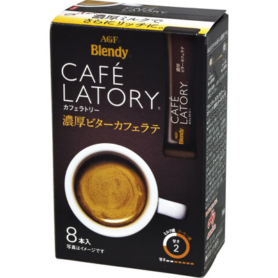 AGFカフェラトリー濃厚ビターカフェラテ8本入