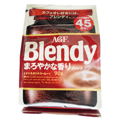 AGF ブレンディ まろやかな香りブレンド インスタントコーヒー つめかえ用 90g