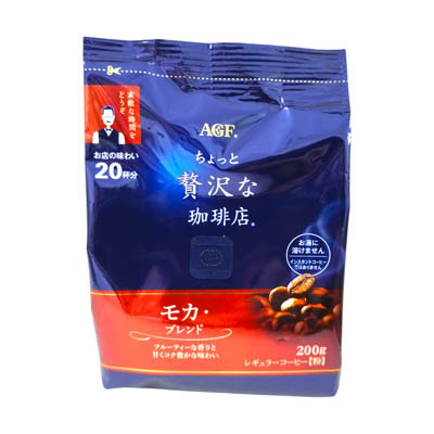 AGF　ちょっと贅沢な珈琲店　モカ・ブレンド（粉）　200g