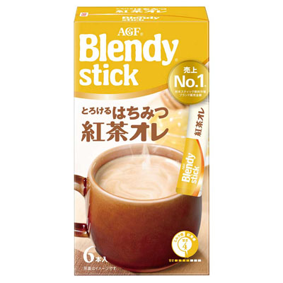 ＡＧＦ　ブレンディスティック　とろけるはちみつ紅茶オレ　6本