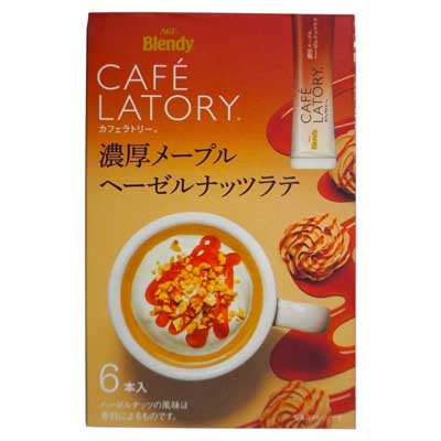 AGF　ブレンディカフェラトリー　スティック　濃厚メープルヘーゼルナッツラテ　6本入