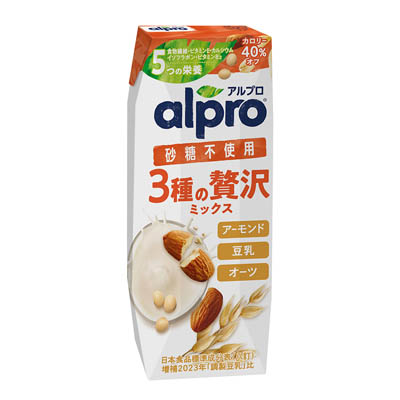 ダノン アルプロ 3種の贅沢ミックス 砂糖不使用 250ml