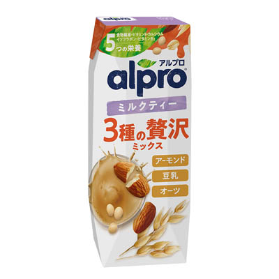 ダノン アルプロ 3種の贅沢ミックス ミルクティー 250ml