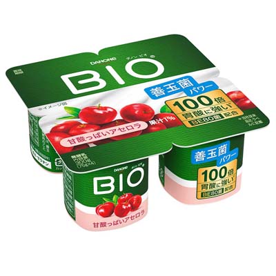 ダノンビオ　甘酸っぱいアセロラ　75ｇ×4個