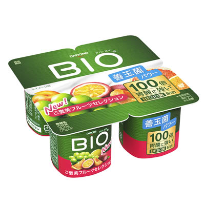 ダノン　ビオ　ご褒美フルーツセレクション　75g×4個