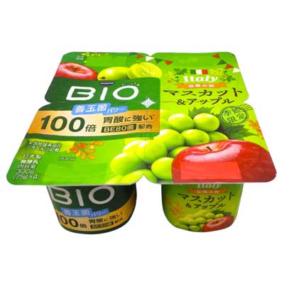ダノン　ビオ　マスカット＆アップル　75ｇ×4個