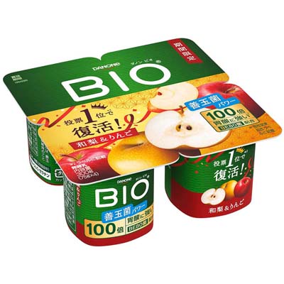 ダノン　ビオ 和梨＆りんご　75ｇ×4個入
