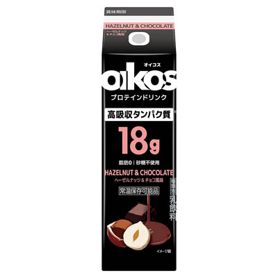 オイコス　プロテインドリンク　ヘーゼルナッツ＆チョコ風味　240ml