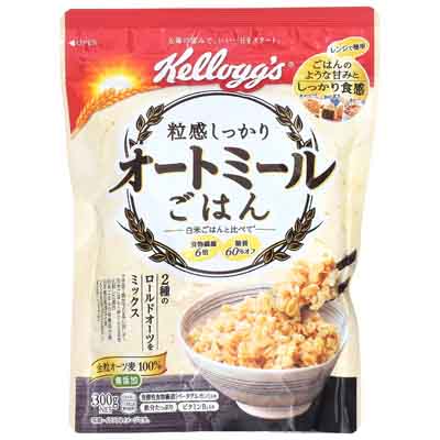 ケロッグ　粒感しっかり　オートミールごはん　３００ｇ