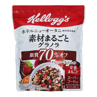 ケロッグ　素材まるごとグラノラ　脂質70％オフ　華やぐフルーティショコラ　350ｇ