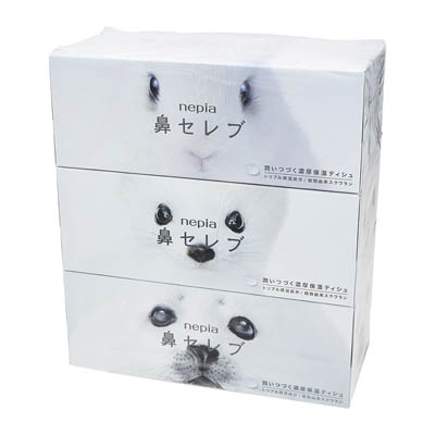 ネピア　鼻セレブ　ティッシュ　200組ｘ３箱入