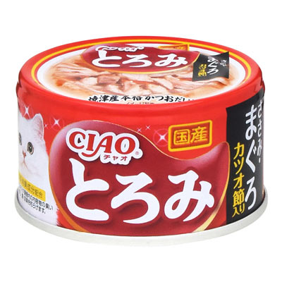 チャオ　とろみささみ・まぐろカツオ節入り　８０ｇ
