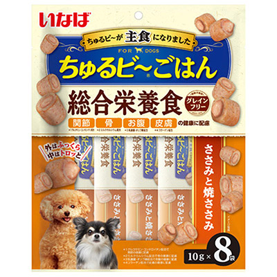 ちゅるビ～ごはん　ささみと焼ささみ　10g×8袋入
