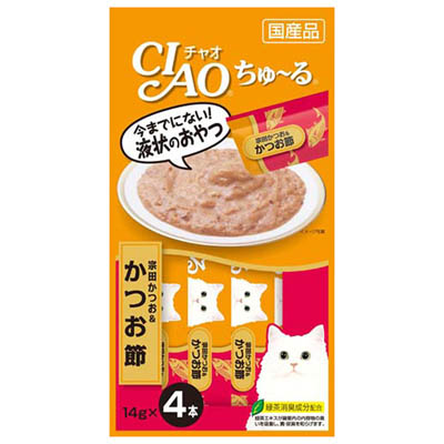 CIAOちゅ~る 宗田かつお&かつお節 14g×4本