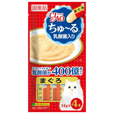 CIAOちゅ～る　乳酸菌入り　まぐろ　１４ｇ×４本