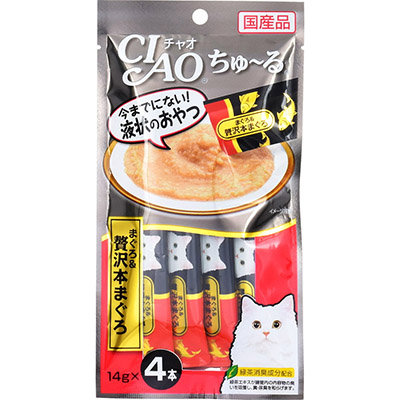 CIAOちゅ~る まぐろ&贅沢本まぐろ 14g×4本