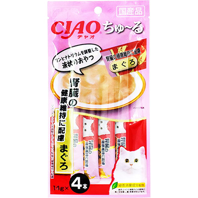 CIAOちゅ~る 腎臓の健康維持に配慮 まぐろ 14g×4本