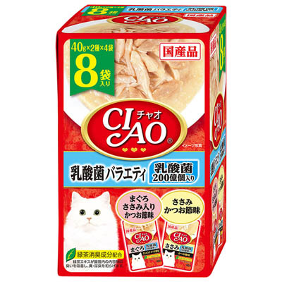 CIAOパウチ 乳酸菌バラエティ 40g×8袋
