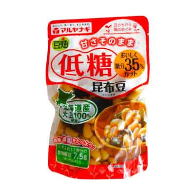 マルヤナギ　豆畑　低糖昆布豆　145ｇ