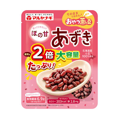 マルヤナギ　おやつ蒸し豆　大容量ほの甘あずき　100ｇ
