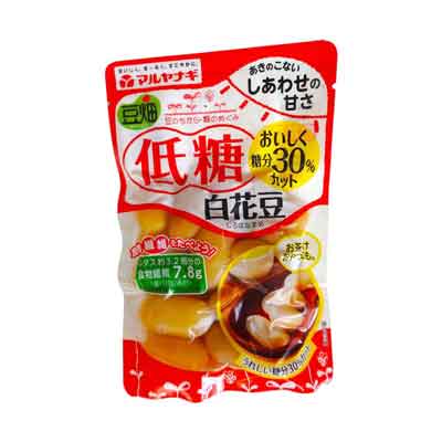 マルヤナギ　豆畑　低糖白花豆　120ｇ