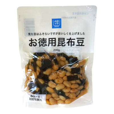 ゆめイチ　お徳用昆布豆　200ｇ