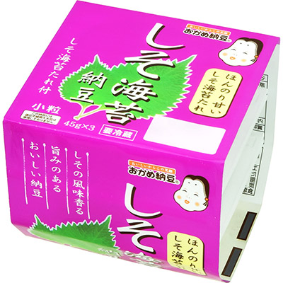 おかめ しそ海苔納豆小粒 3個入