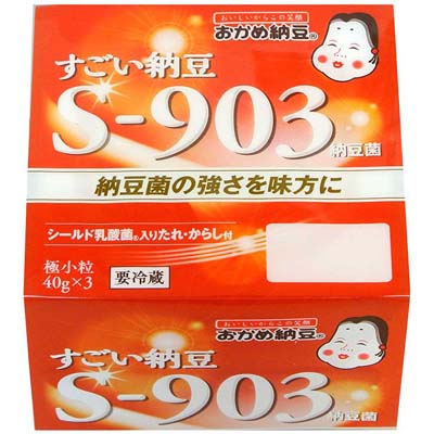 タカノフーズ　おかめ納豆　すごい納豆S－903納豆菌　40ｇ×3個